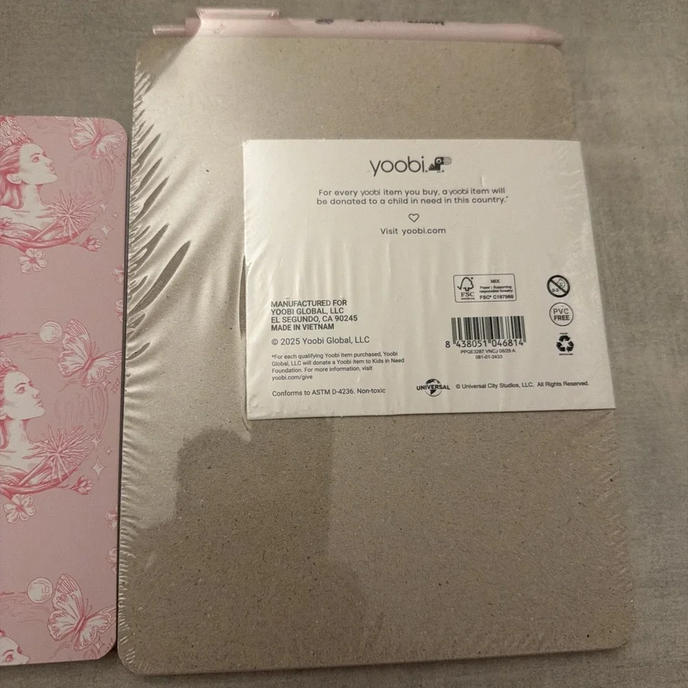 Wicked Limited Édition Yoobi Notepad Pen and Notepad w/ pen: Glinda